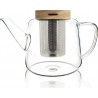 Ogo Living Théière Gustave en verre Borosilicate 1 L