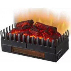 Chemin'Arte Cheminée électrique Foyer à buches et effet flammes 2000W