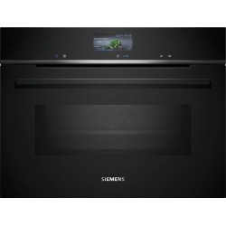 Siemens Micro ondes combiné encastrable CM776G1B1 Série iQ700 VarioSpeed