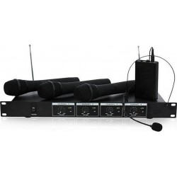 Ibiza Micro Système de micro VHF à 4 canaux