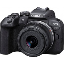 Canon Appareil photo Hybride EOS R10 + RF-S 18-45mm F4.5-6.3 IS STM