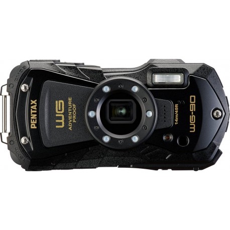 Pentax Appareil photo Compact WG-90 Noir