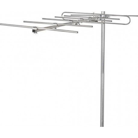 Nedis Antenne extérieure Antenne Tv Tnt D&-39 extérieur Gain Max. D