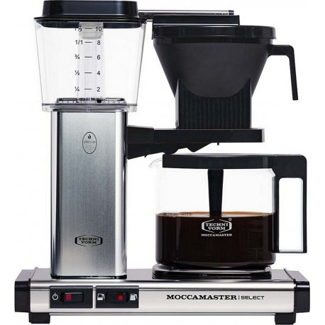 MOCCAMASTER Cafetière filtre Brushed