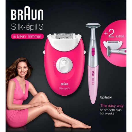 Braun Epilateur Électrique Bikini SE 3 420 SE-3-420