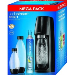Sodastream Spirit Mega Pack Noir MEGA PACK SPIRIT NOIR